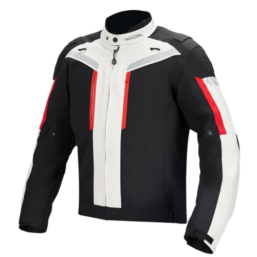 MOCOERL Veste de moto pour homme -Blouson Moto Homme...