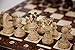 Handmade European Wooden Chess Set with 21 Inch Board and Hand Carved Chess Pieces