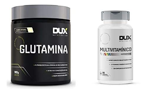 Multivitamínico 90 Caps + Glutamina Pura 300g Dux Nutrition