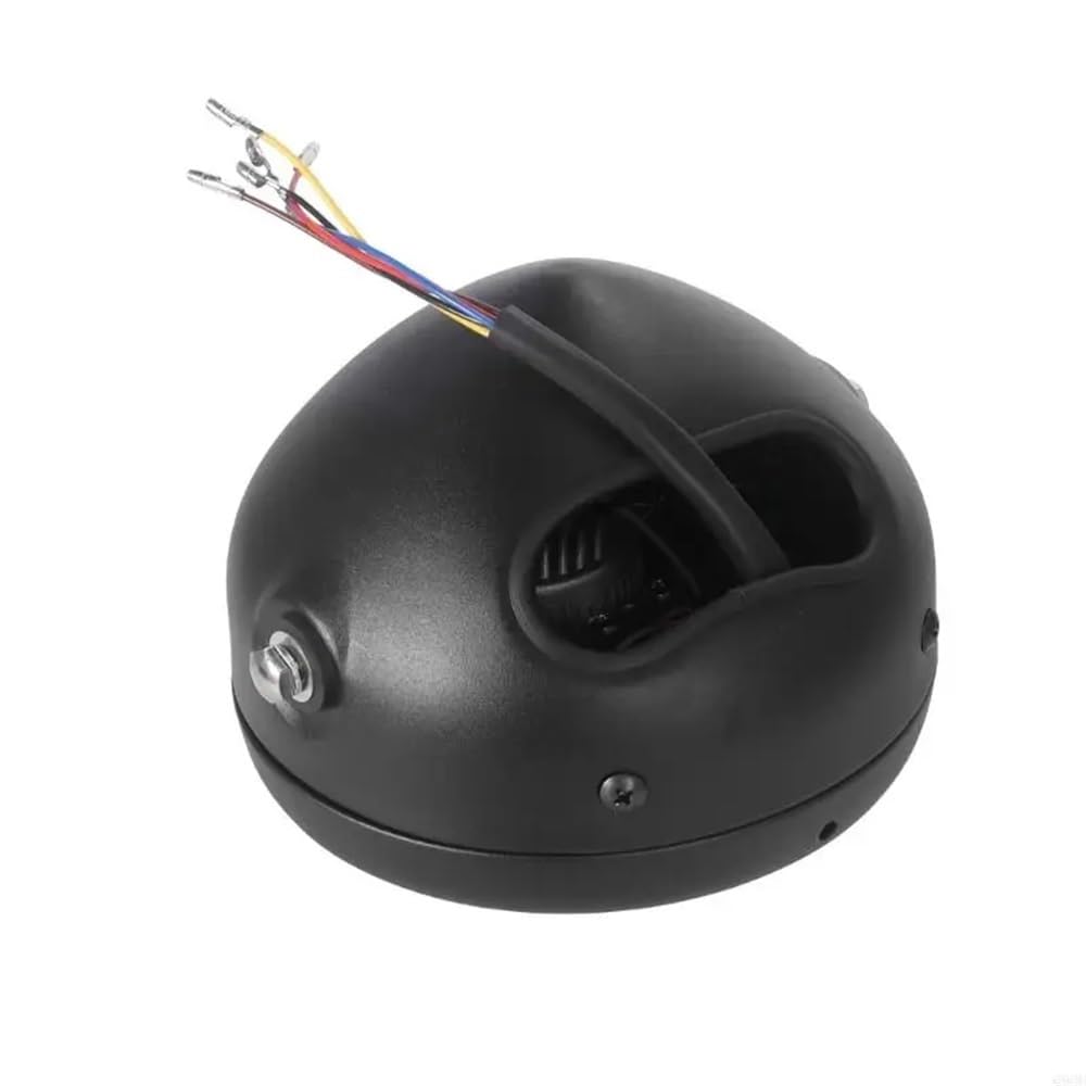 Fari Fendinebbia Faro LED per moto Indicatori di direzione | Faro LED per moto Indicatori di direzione integrati Alloggiamento in metallo antiurto Accessori per 18 cm/7,09 pollici
