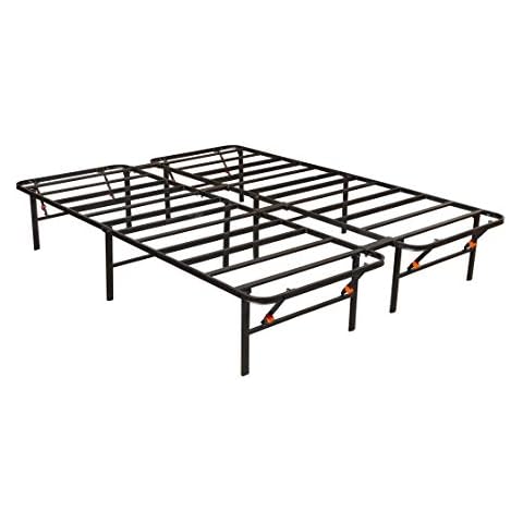 Hollywood Bed Frames Bedder Base Platform, Queen, Black Cover