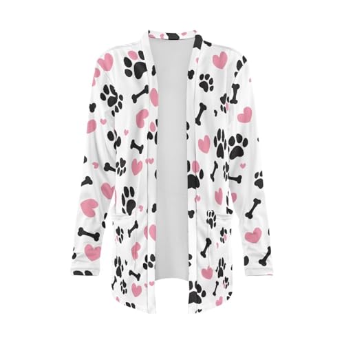 Image of Womens Open Fron Cardigan Sweaters Long Sleeve Tops Daily Coats