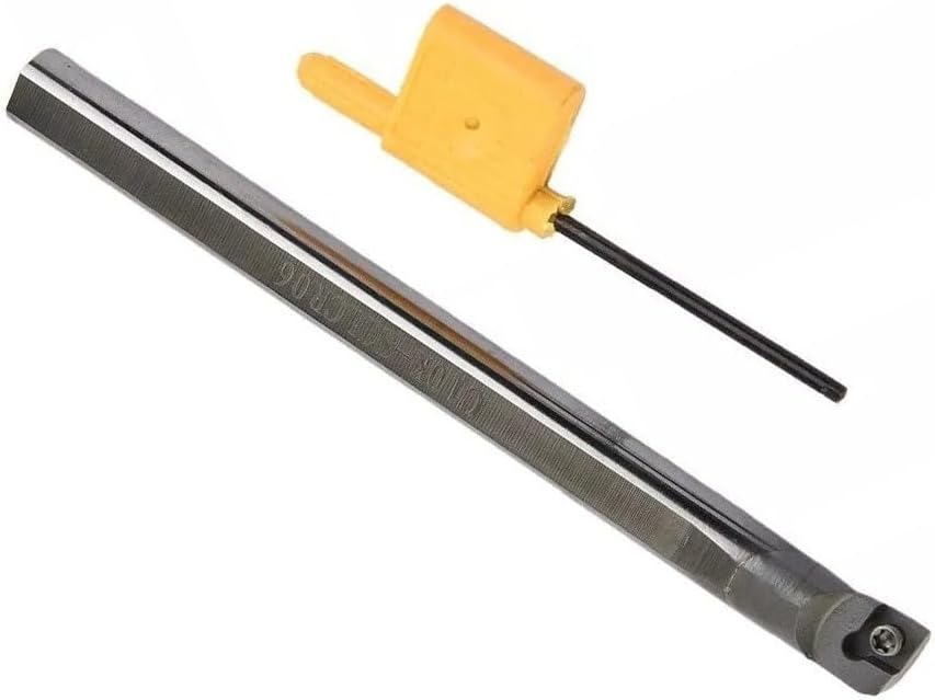 C10K-SCLCR06 CNC Lathe Solid Carbide Turning Tool Holder Boring Bar 125mm Length 10mm Handle Diameter for CCMT0602 Insert Steel Anti-Vibration