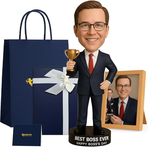 BobbleMy Custom Bobblehead 6/7/8 Inch Personalized Bobblehead Dolls Handmade Figurine