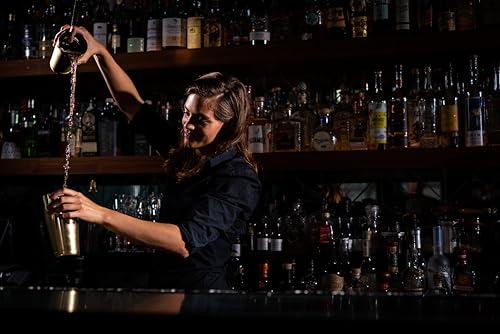 Coctelera Boston Gold Speakeasy de 800 ml para evitar goteos al agitar 8