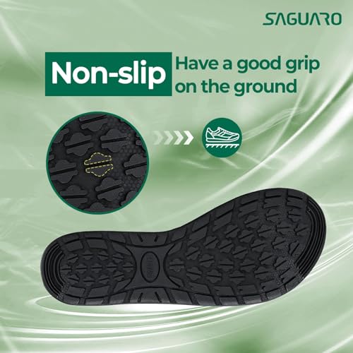 Foto von SAGUARO Damen Herren Badeschuhe Wasserschuhe Schwimmschuhe Männer Frauen Barfußschuhe für Strand,Pool,Meer,Wassersport,Surfen,Aqua Cycling,Segeln,Bootfahren,Windsurfen(Schwarz,38/39 EU)