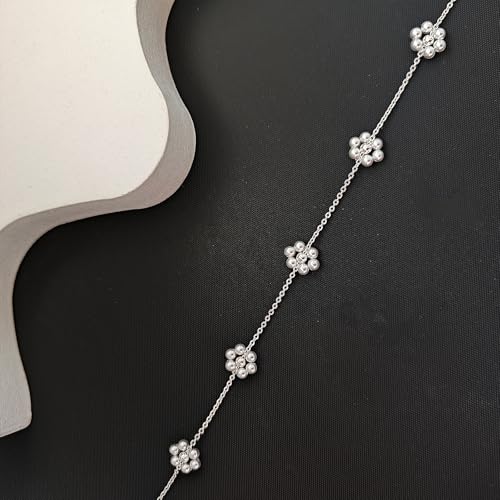 Image of Zeffy Pearl Necklace 4MM /6MM /8MM Dainty Round Imitation Pearl Choker Necklace Wedding Pearl Necklace Delicate Jewelry for Women Simple Bridesmaid Jewelry Gifts
