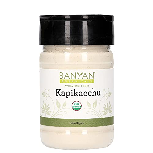 Banyan Botanicals Kapikacchu Mucuna Pruriens â€“ Organic Herbal Powder â€“ Energizing, Supports Healthy Nervous & Reproductive Systems* â€“ Natural Source of L-Dopa â€“ Spice Jar â€“ Non-GMO Sustainably Sourced Vegan