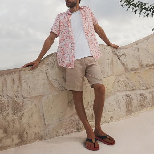 Image of KuaiLu Mens Flip Flops Arch Support Comfortable Summer Beach Thong Sandals Yoga Foam Cushion Slip on Slippers