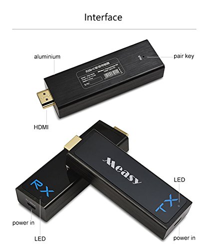 Measy W2H Nano Wireless Full HD 1080P 30m Transmitter Receiver HDMI Network Extender Audio Video Converters