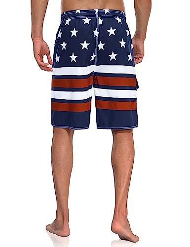 Nonwe Men's Surf Quick Dry Swim Trunks with Drawsting3
