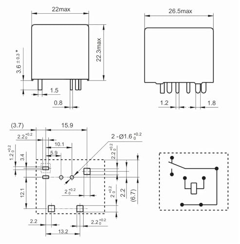 Relé 7 pines YH119 024-1Z11-1 elimina fallos eléctricos de arranque 3