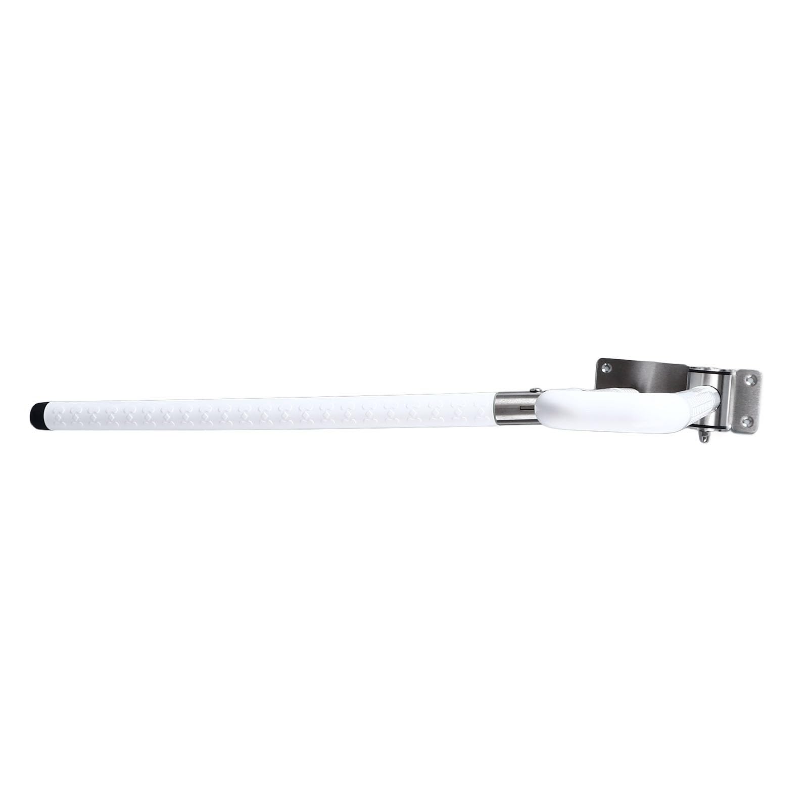 Fabater Barras de Apoyo para Inodoro, Barras de Apoyo para Baño Plegables de Acero Inoxidable de 60 Cm, de para Discapacitados con Superficie Antideslizante que Brilla en la Oscuridad para Personas