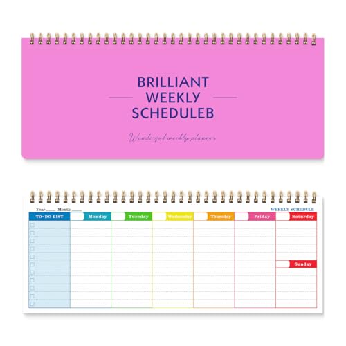 �E�B�[�N���[�v�����i�[ �T�� �蒠 PP�J�o�[ �T�\��\ ���������O�m�[�g �p��E�B�[�N���[ �׋� �d���Ǘ� (Pink)