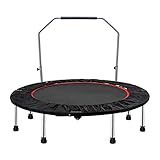 Trampolin-Rebounder für Kinder, Fitness-Trampolin, mit Abnehmbarer U-Stange, Cardio-Trampolin, Fitnessstudio, Trampolin, Indoor-Trampoline