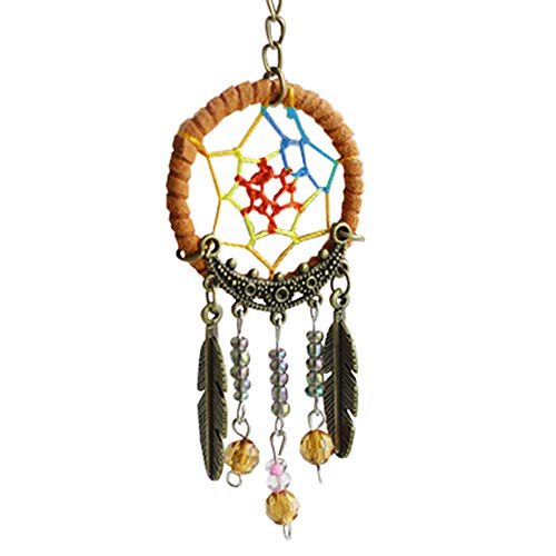 Preisvergleich Produktbild GMTEXTILES Schlüsselbund klassischer Stil Türkis und Blätter Schlüsselbund Ring DIY Tasche Kette Zubehör Geschenk