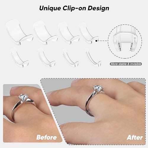 ring size adjuster for loose rings for any rings ring size reducer spacer ring guard