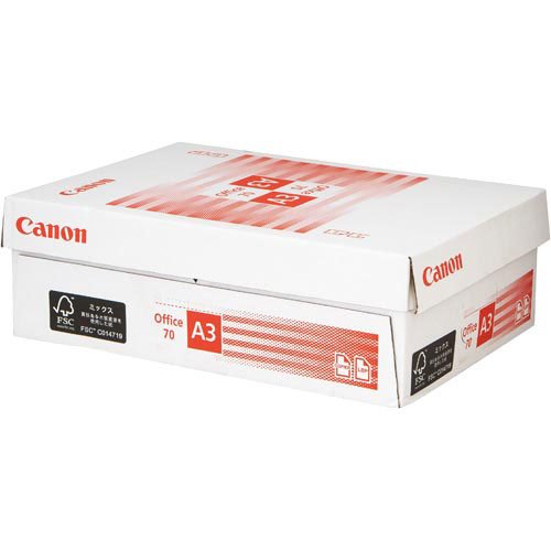 office70　トップのみ3個 Amazon | キヤノン OFFICE70 A3 1箱(500枚×3) | コピー用紙