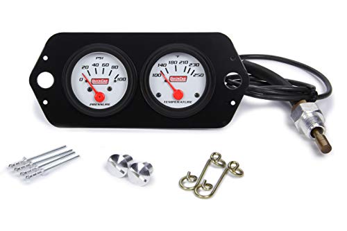 QuickCar Racing Products Gauge Panel Assembly, Sprint Panel, Oil Pressure/Water