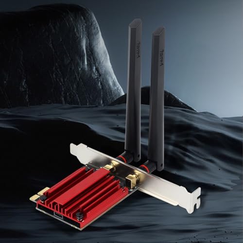 Tarjeta WiFi AC1200 PCIe, receptor inalámbrico de doble banda 2.4G/5G, adaptador WiFi interno de alta velocidad para PC de escritorio miniatura 3
