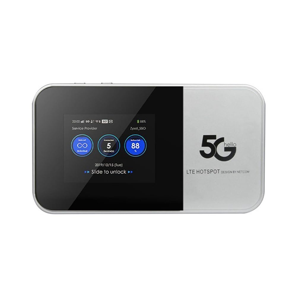 M2B 5G MiFi Wireless Router A Banda Larga Portatile da Viaggio Wi-Fi Hotspot Mobile 5G Modem Sim Card WiFi Router 5Ghz WiFi6