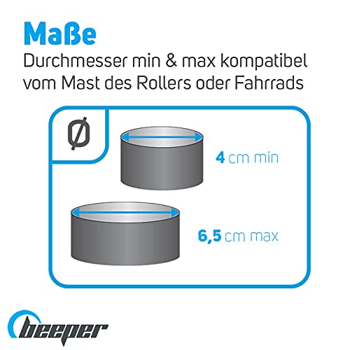 Beeper ME111 Transportgriff für Scooter oder Fahrrad, faltbar
