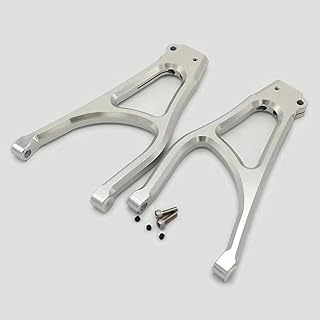 for Traxxas 1/10 E-Revo 2.0 VXL 8633 8634 Aluminum Rear Lower Suspension Arms L+R Silver