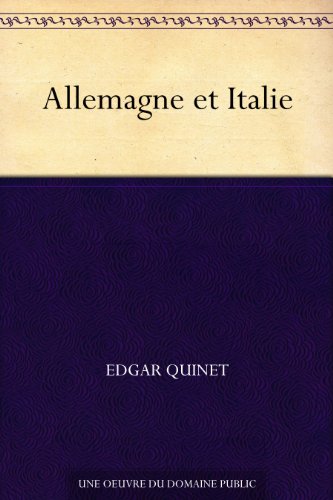 Couverture du livre Allemagne et Italie