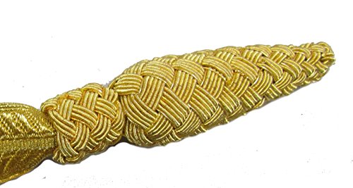 Cinta plana de alambre de oro con nudo de espada de infantería R1786 3