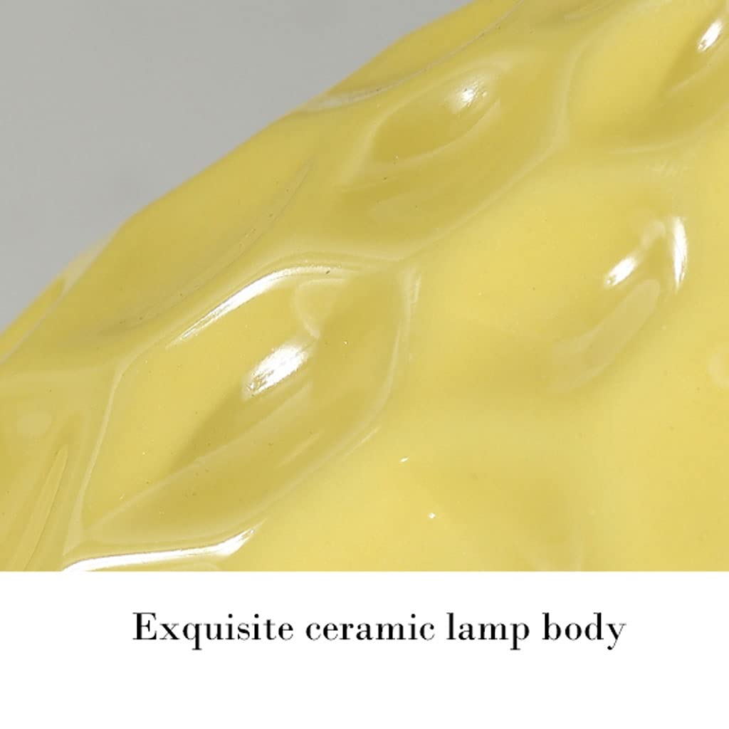 Lámpara de mesa Lampada da tavolo Geometrica Carino Ceramica Comodino Lampada da comodino con lampade da comodino for paralume in tessuto Adatto for lo studio della camera da letto dormitorio y sala d