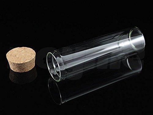 Amazon | ガラス小瓶/ガラス容器（ストレート/10.0×3.0cm）【1個