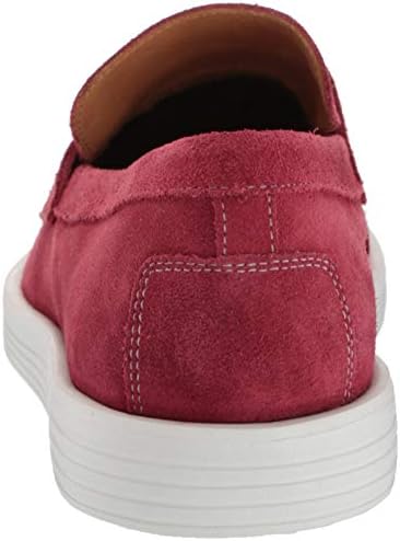 Driver Club USA Mens Leather Made in Brazil EVA Lightweight Penny Loafer, Rubi Suede/Contrast Stitch/White Sole, 13 M US | Image 2
