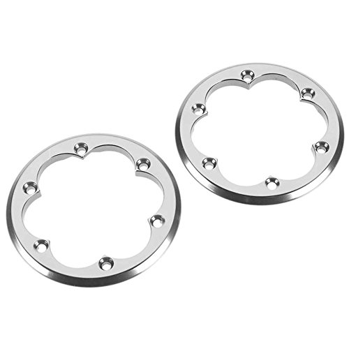 Axial XR10, Aluminum 2.2 VWS Beadlock Ring (2) Grey, AX08133