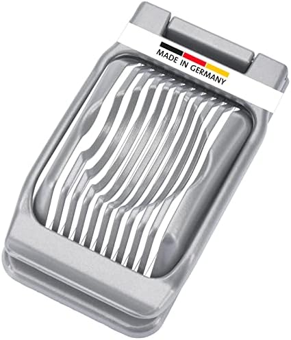 Westmark Egg Slicer For Round Or Oval Slices, Individually Tensioned Stainless Steel Cutting Wires, Aluminium/Stainless Steel, Duplex, Grey, 10202260