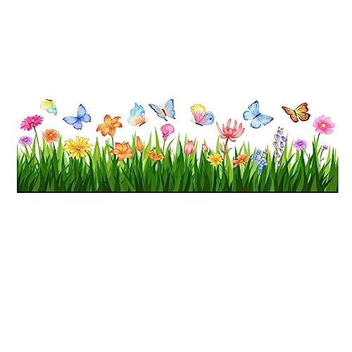 Guest Ruyunlai Bordure de papier peint Frise Murale Adhesive Bordure Papier Peint Frise Autocollante pour Cuisine,Salle de Bains,Plafond,Salon,Chambre...