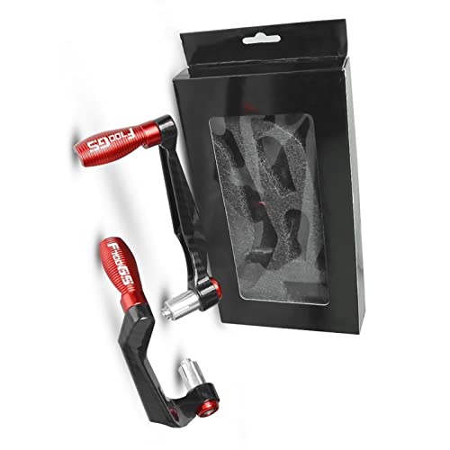 �I�[�g�o�C�p�n���h�K�[�h F700GS F 700 GS 700GS 2017 2018 2019 2020 2021 ���[�^�[�T�C�N���A�N�Z�T���[�p�A���~�u���[�L�N���b�`���o�[�K�[�h�v���e�N�V����(Red)