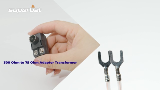 FM Dipole Antenna 75 Ohm F Male with PAL TV & 3.5mm adapter Sound Radio Receiver