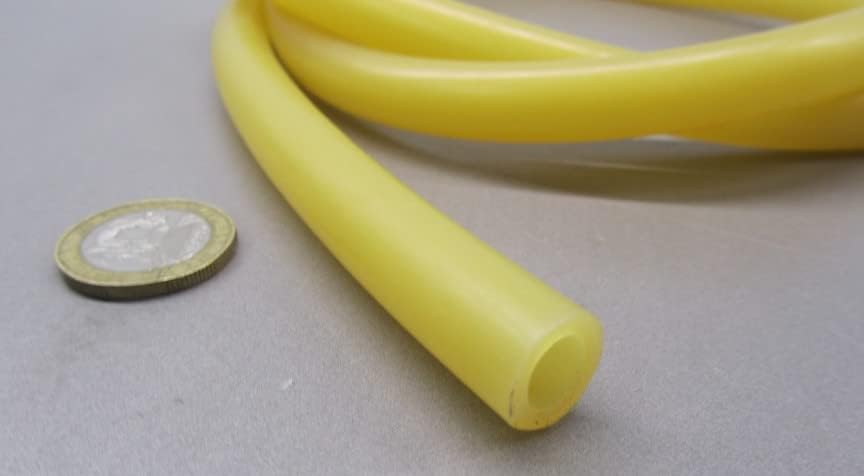Latex Rubber Round Tubing 40A .500" (1/2") OD x .312" (5/16") ID x 10 Ft. Length 1 Roll