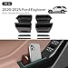 DWKJMYCP 4PCS Door Grab Tray Door Organizer for Ford Explorer 2020 2021 2022 2023 2024 Front and Rear Accessories Phone Holder Container Handle Pocket Storage Box ABS Plastic, Black Mat