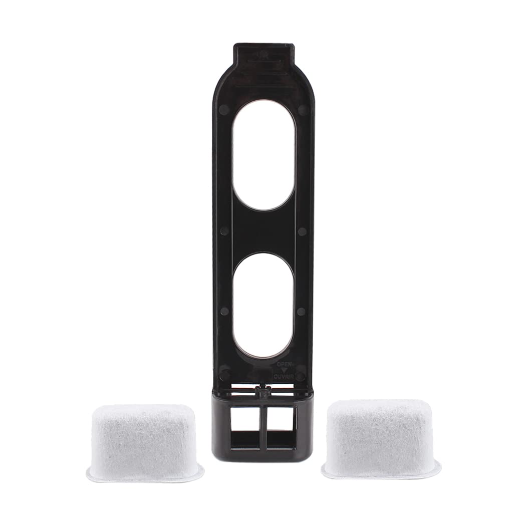 Wasserfilterhalter + 2 Filter Für Cuisinart Kaffeemaschine SS-10, DCC-3000 – Schwarz