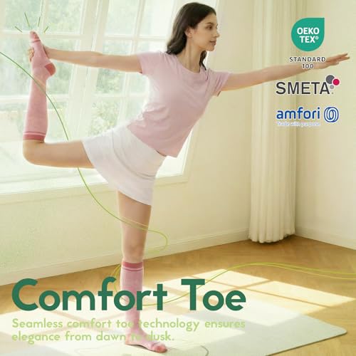 Image of Compression Socks Women & Men 15-20 mmHg for Flying
