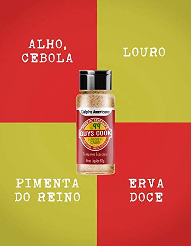 Tempero Internacional Caipira Americano (Louisiana Cajun) 80g