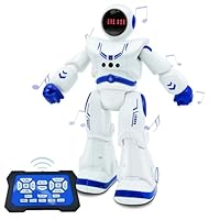 Robot Kids Toys for 4 5 Years Old Boys Girls, Remote Control Robots Kits, RC Smart Gesture Sensing Toy for Kids Christmas Birthday Gifts for 6 7 8 9 10 11 12 Years Old (BLUE)