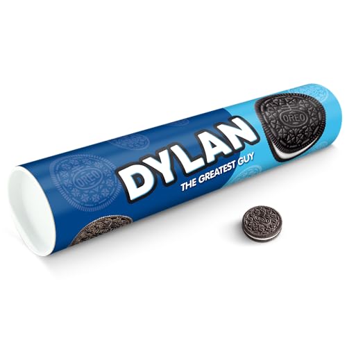 Oreo personalised XXL Gift Tube - Mega Oreo Gift with name and message, 6 packets(1000 Grams)