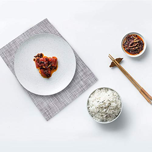 Cabilock 6 peças de tapetes de mesa de PVC resistentes ao calor para mesa de jantar, tapetes de mesa