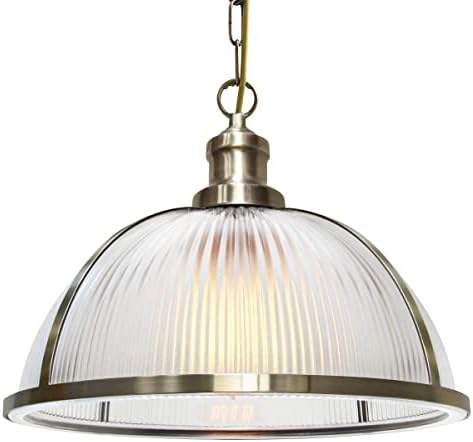 Antique Brass Vintage Pendant Light Industrial Retro Glass Ceiling Light Shade Factory Classic M0118