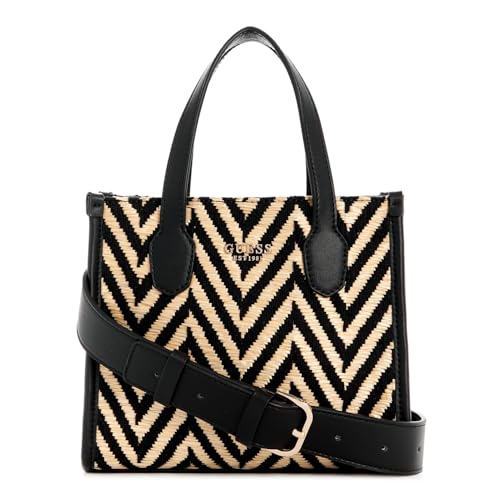 Mini tote GUESS Silvana noir le sac idéal pour vos sorties en ville