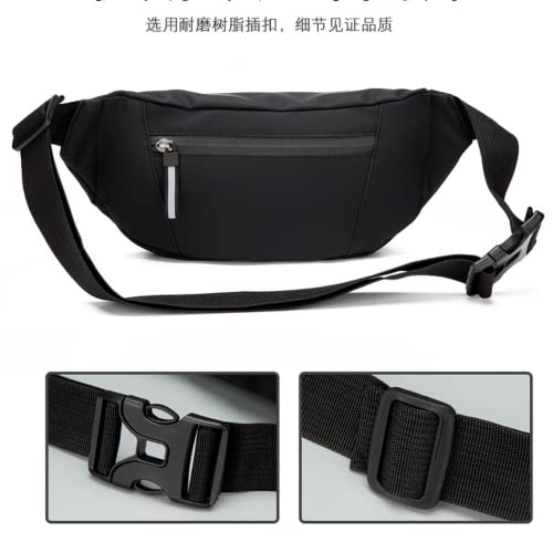 Mochila Masculina Bolsa Crossbody Premiume Nylon Fanny Pack para Homens Tamanho Pequeno Mochila Peit