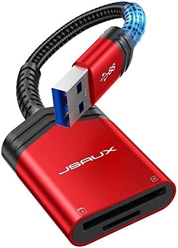 Amazon Jsaux Usb 3 0 カードリーダー 2 In 1 高速メモリカードリーダライタ 2スロットカード同時読み書き可能 Sdxc Sdhc Sd Mmc Rs Mmc Micro Sdxc Micro Sd Micro Sdhcなど対応 レッド Jsaux 外付 メモリカードリーダー 通販