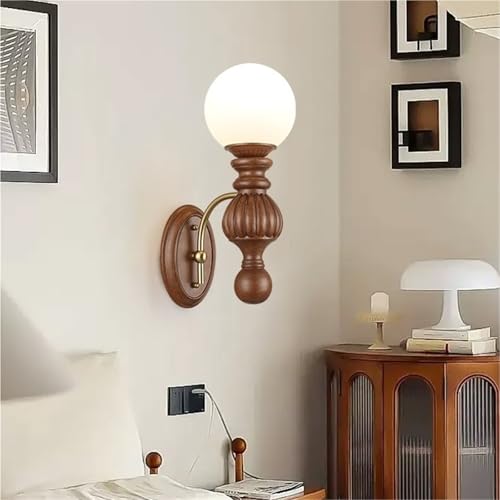 Lámpara de pasillo vintage y aplique decorativo de pared para el dormitorio 6